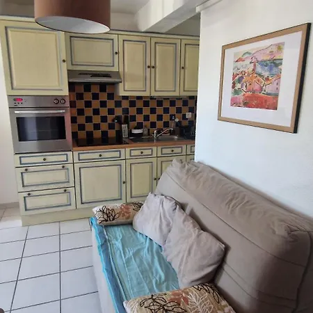 Studio pieds dans l'eau - vue mer - plage * Collioure